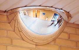 180&deg;  Halbe Halbkugelspiegel